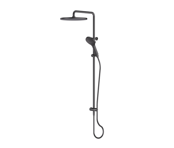 Greens Lavish BubbleJET Twin Rail Shower Gunmetal