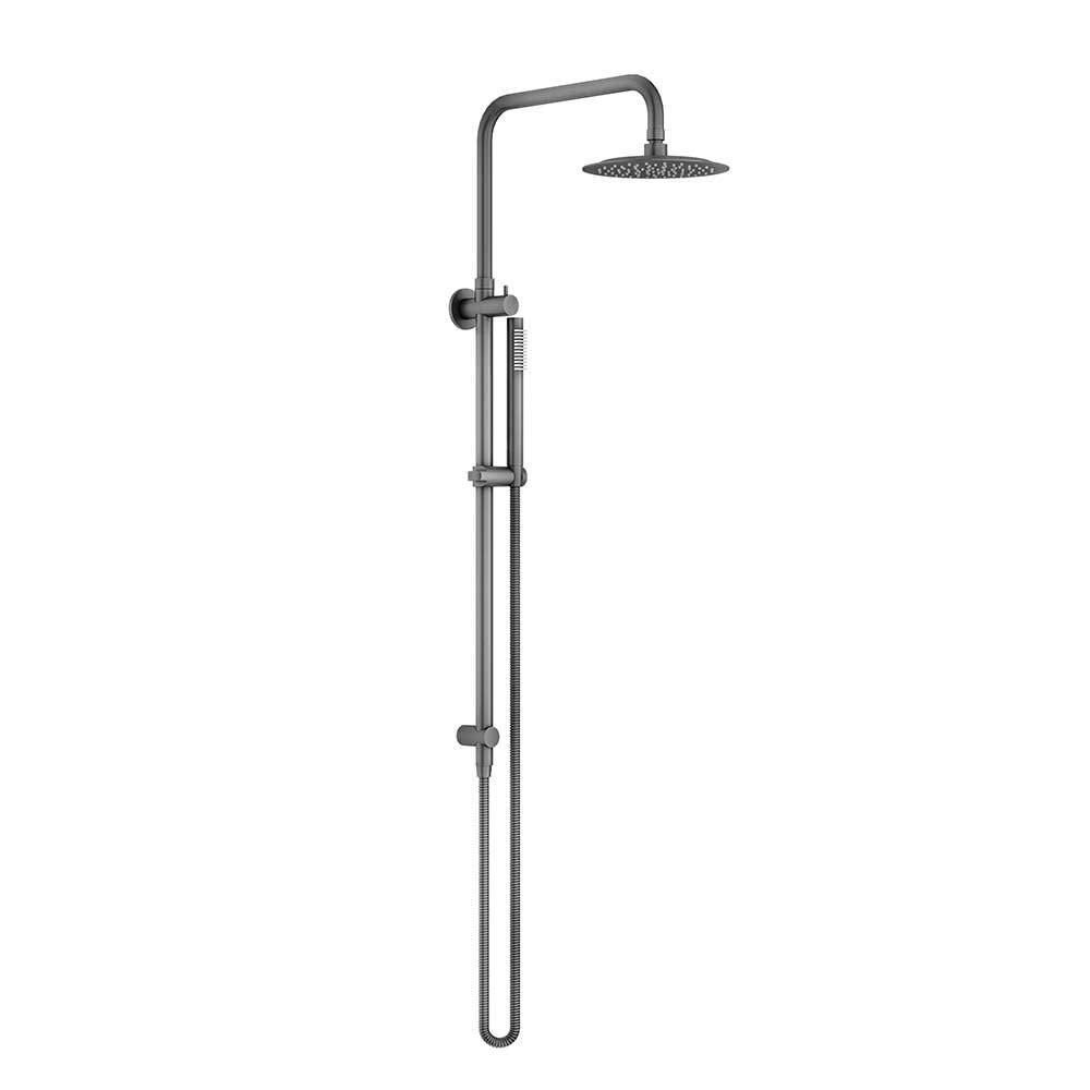 Linkware Elle 316 Twin Shower on Rail Gun Metal
