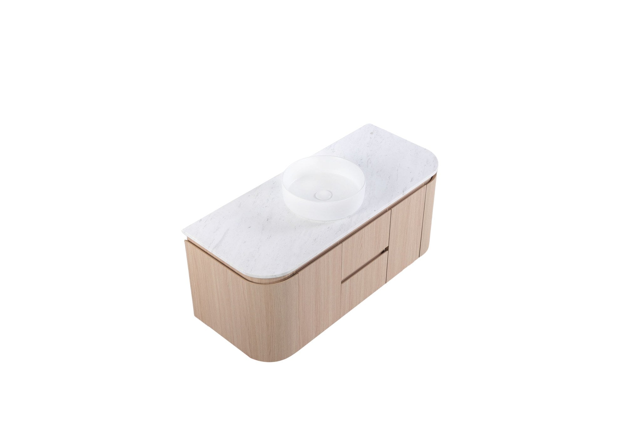 Lukka Ravello Modern Wall Hung Vanity Plywood Cabinet LK-RA1221W-SO