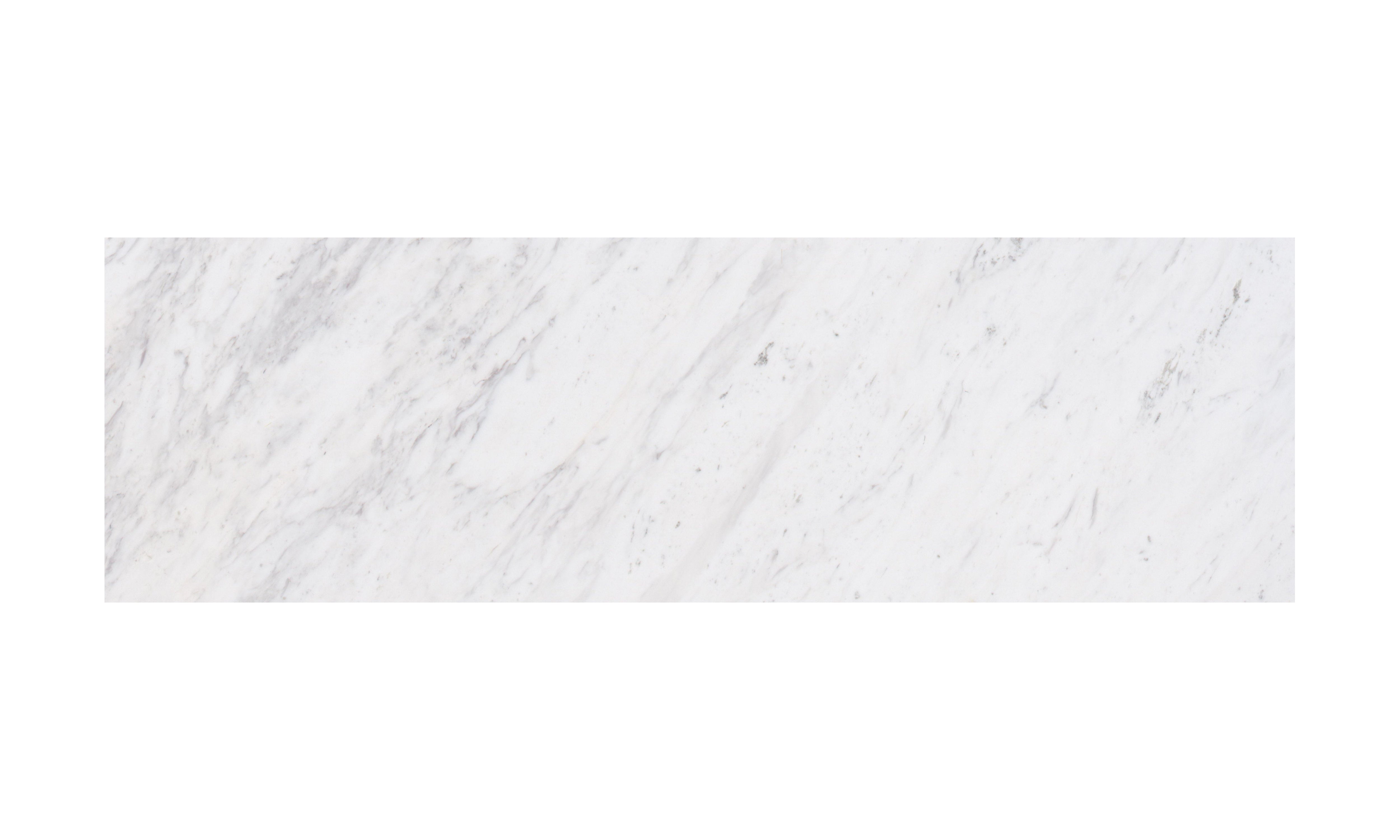Carrara White Marble Stone Top - LK-MCARW154 - Custom Cutting