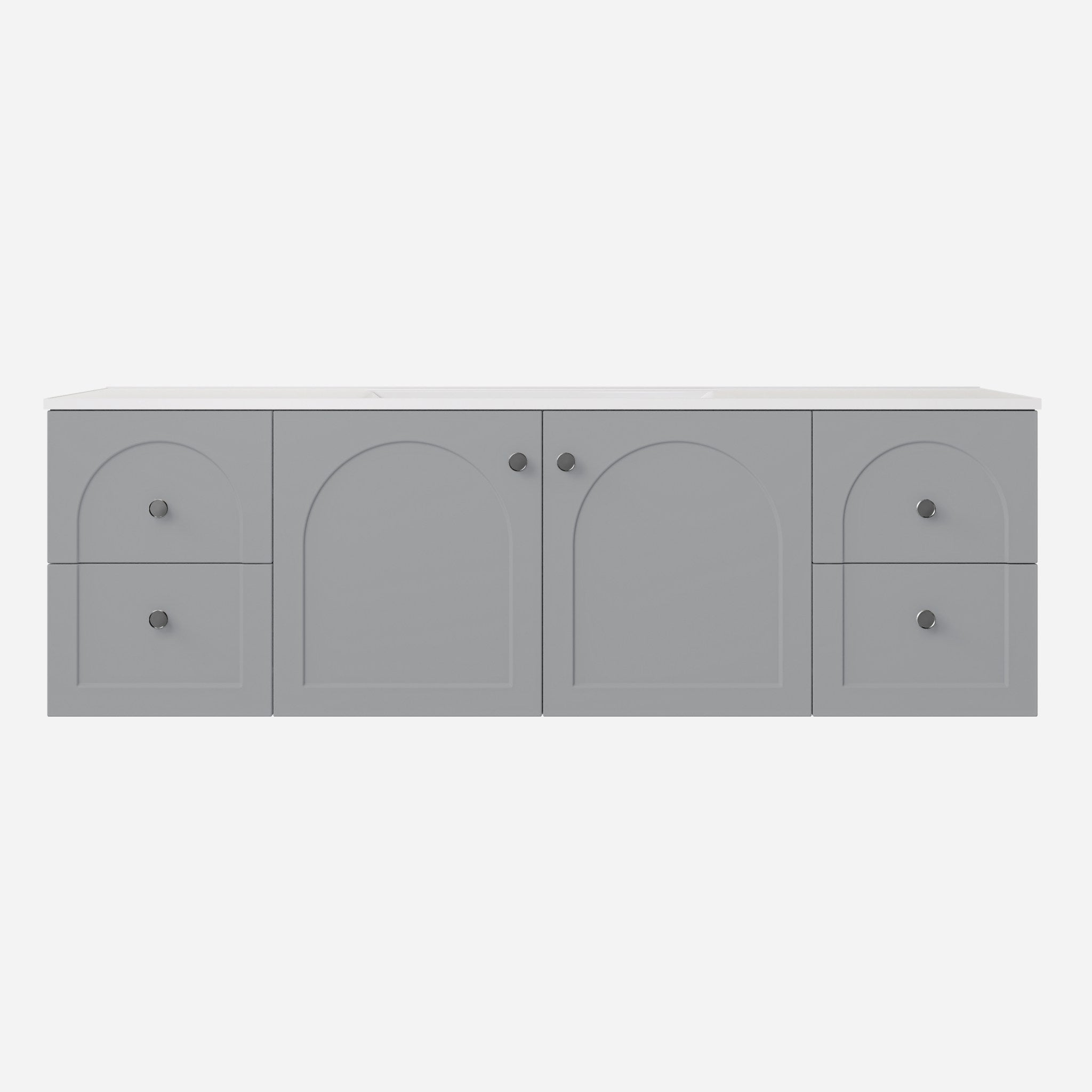 Lukka Chester Federation wall hung PVC Cabinet LK-FC154W-GY