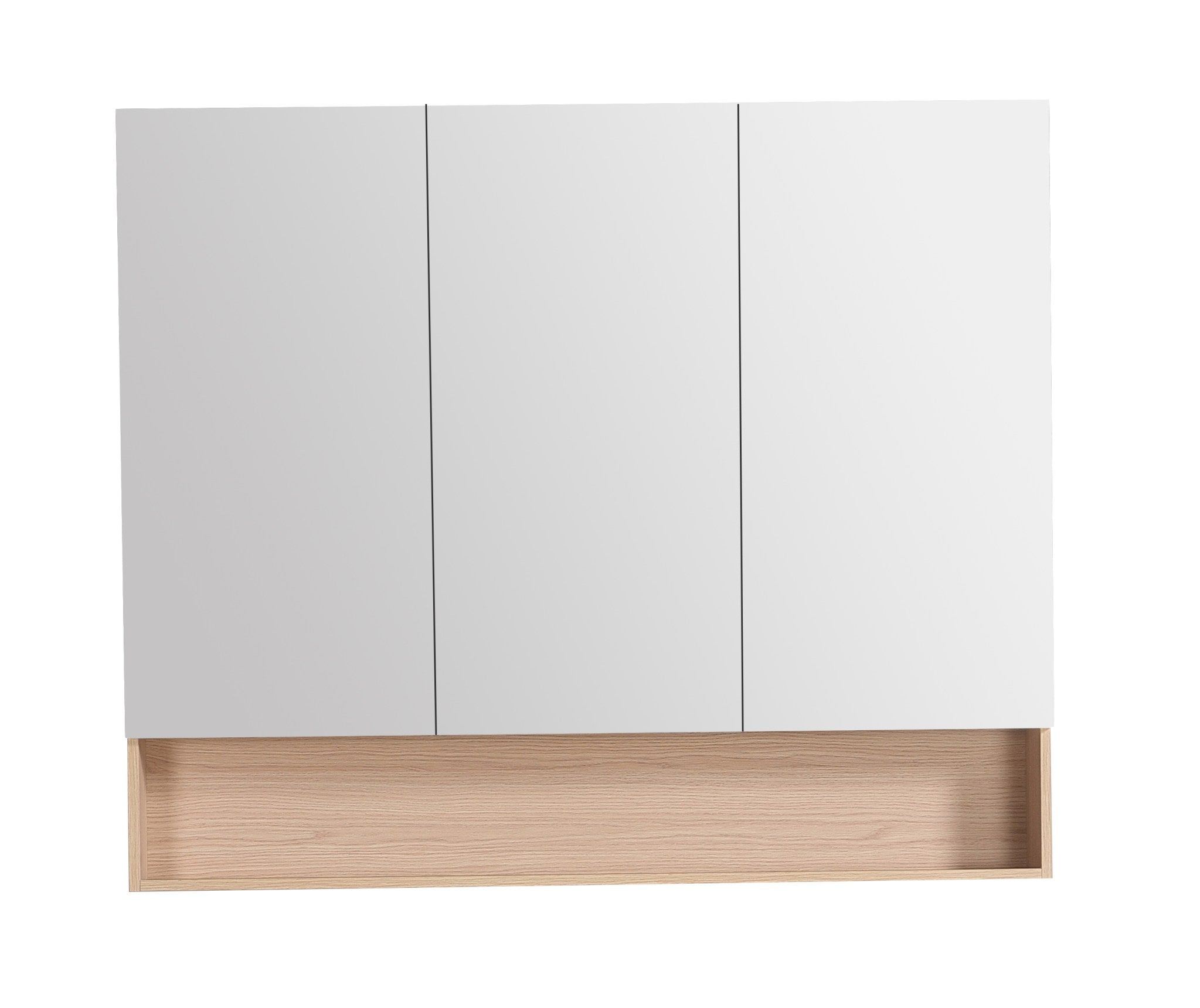 Lukka Clark Plywood Mirror Cabinet Sandy Oak Matte LK-LK-CLMC1200-SO