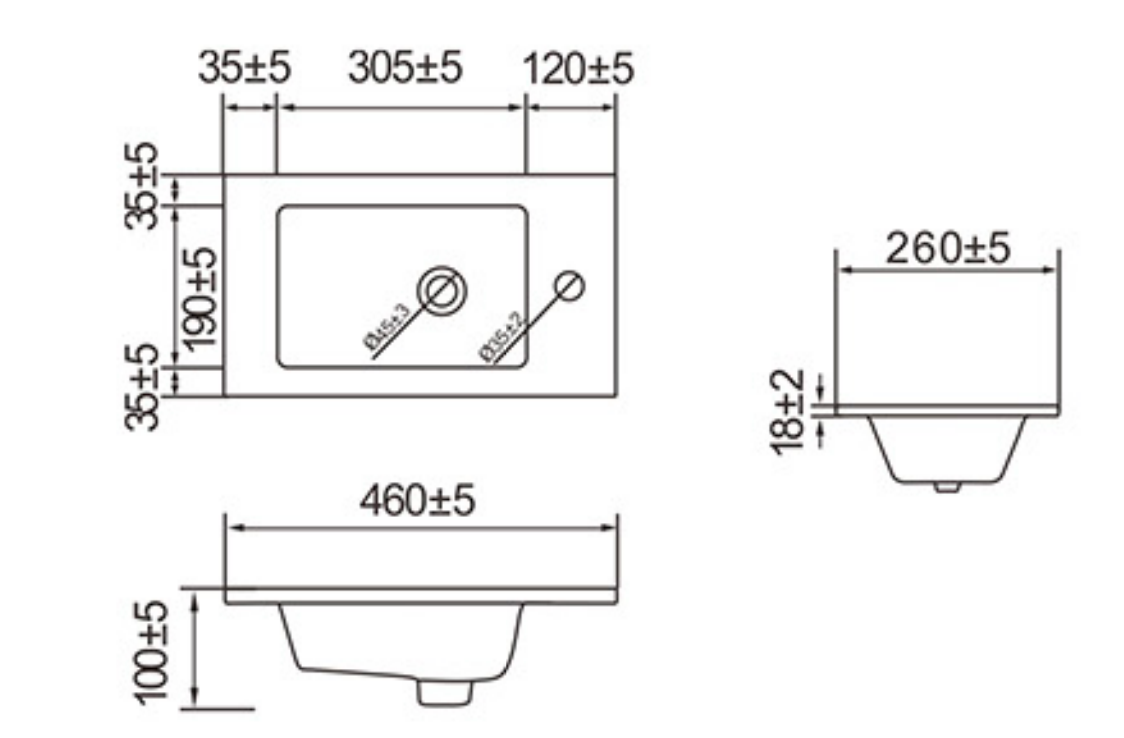 Lukka Crete Ceramic Countertop LK-CT42