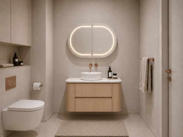 900mm Sandy Oak Lukka Ravello Wall-Hung Vanity