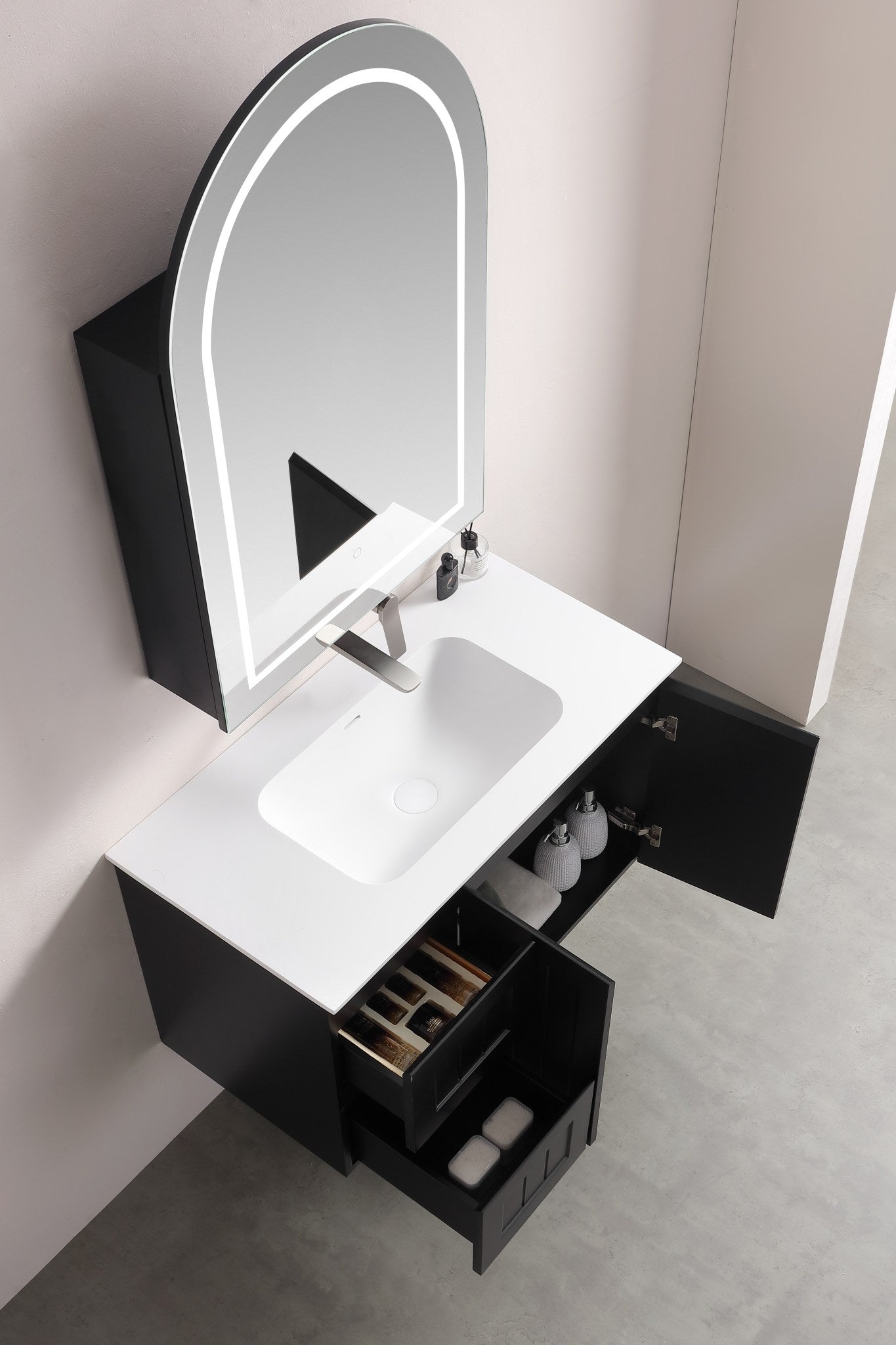 Lukka Allison Arch Shaving Cabinets LK-MAARSV6090