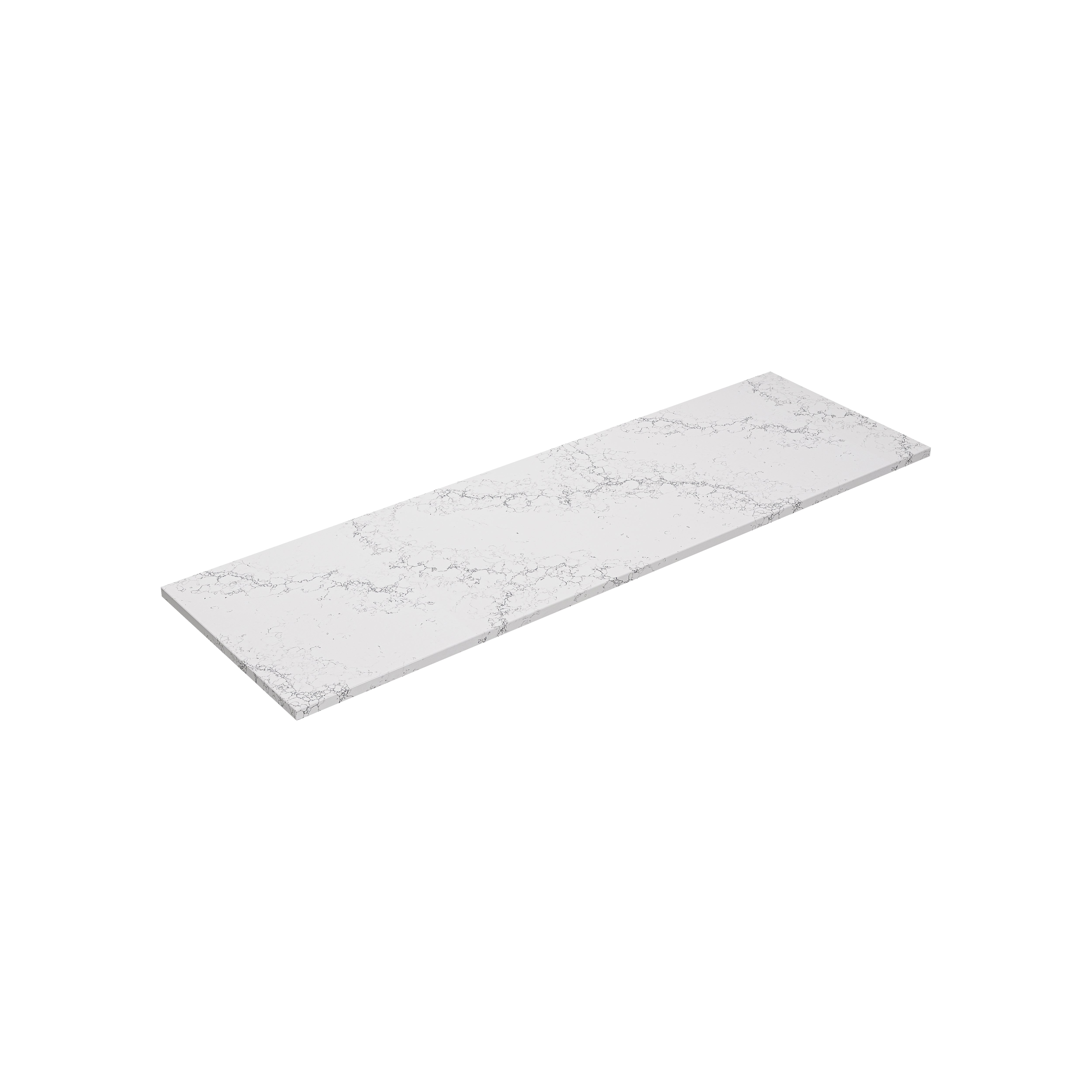Calacatta White (WG486) Zero Silica Engineer Stone Top LK-QCW - LK-QCW154 - Custom Cutting