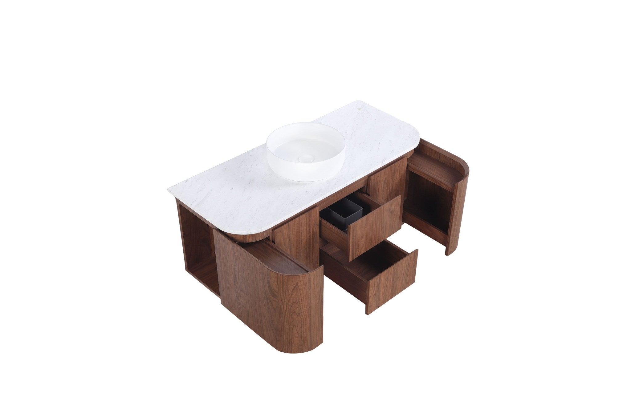 Lukka Ravello Modern Wall Hung Vanity Plywood Cabinet LK-RA1221W-MO