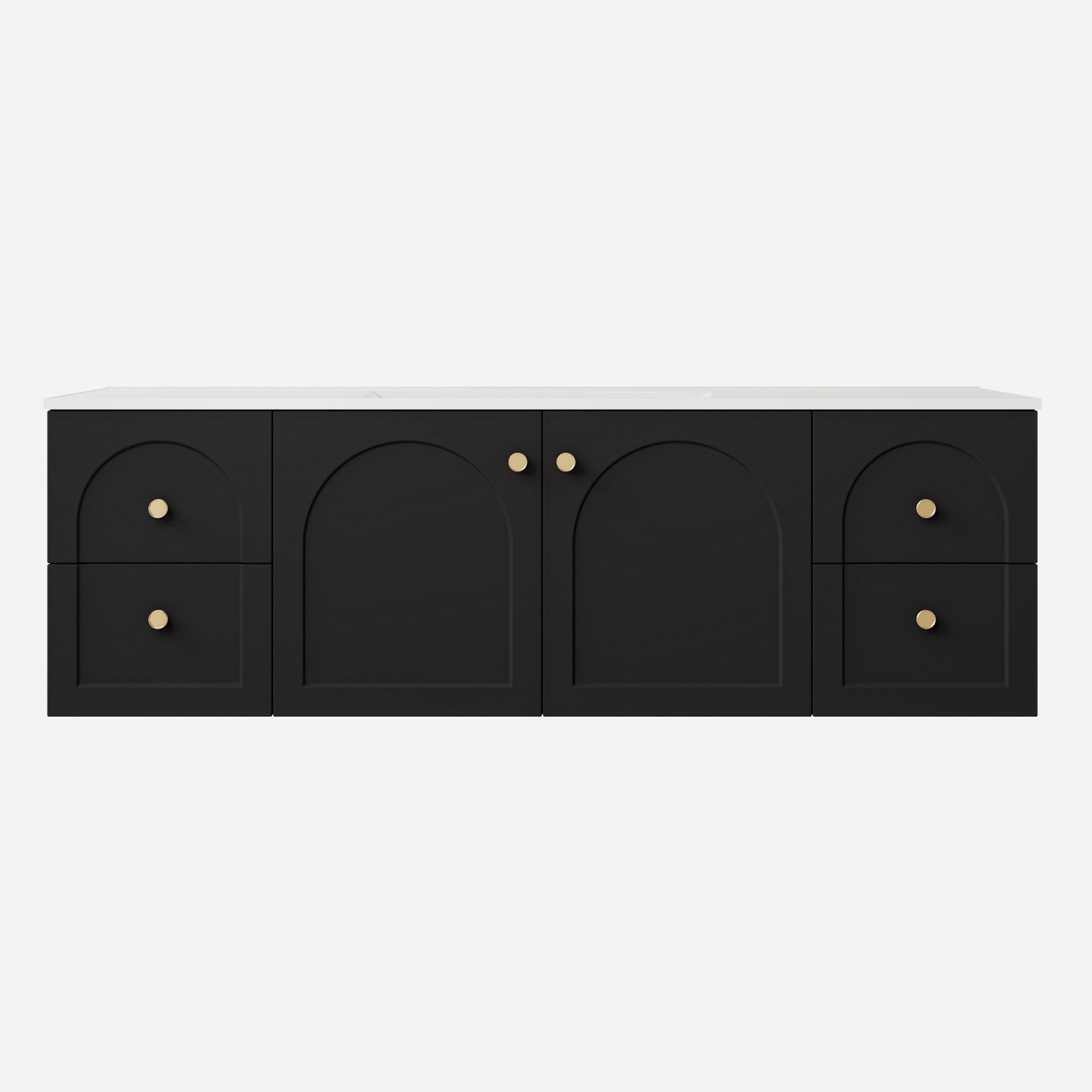 Lukka Chester Federation wall hung PVC Cabinet LK-FC154W-MB