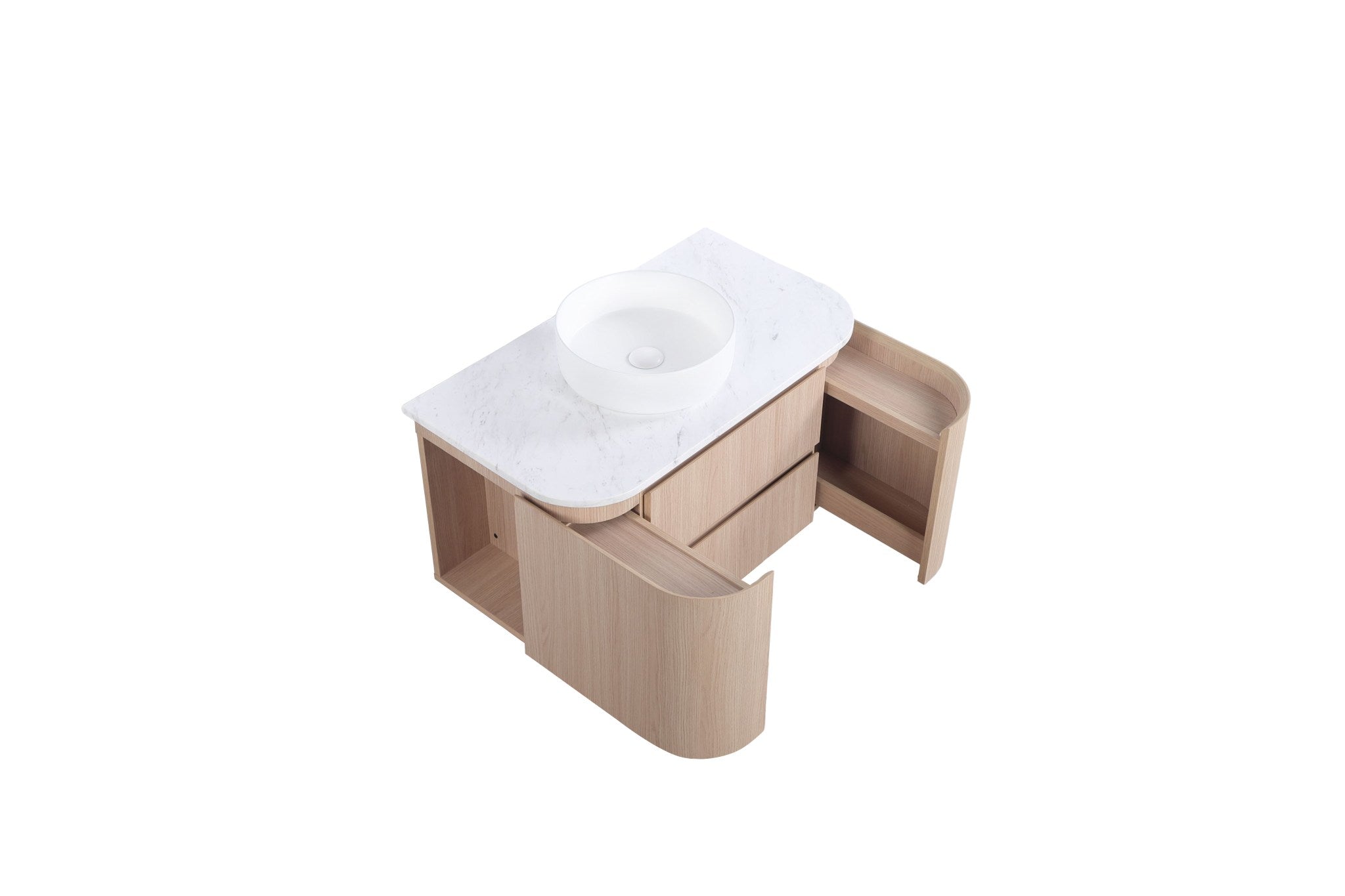 Lukka Ravello Modern Wall Hung Vanity Plywood Cabinet LK-RA750W-SO