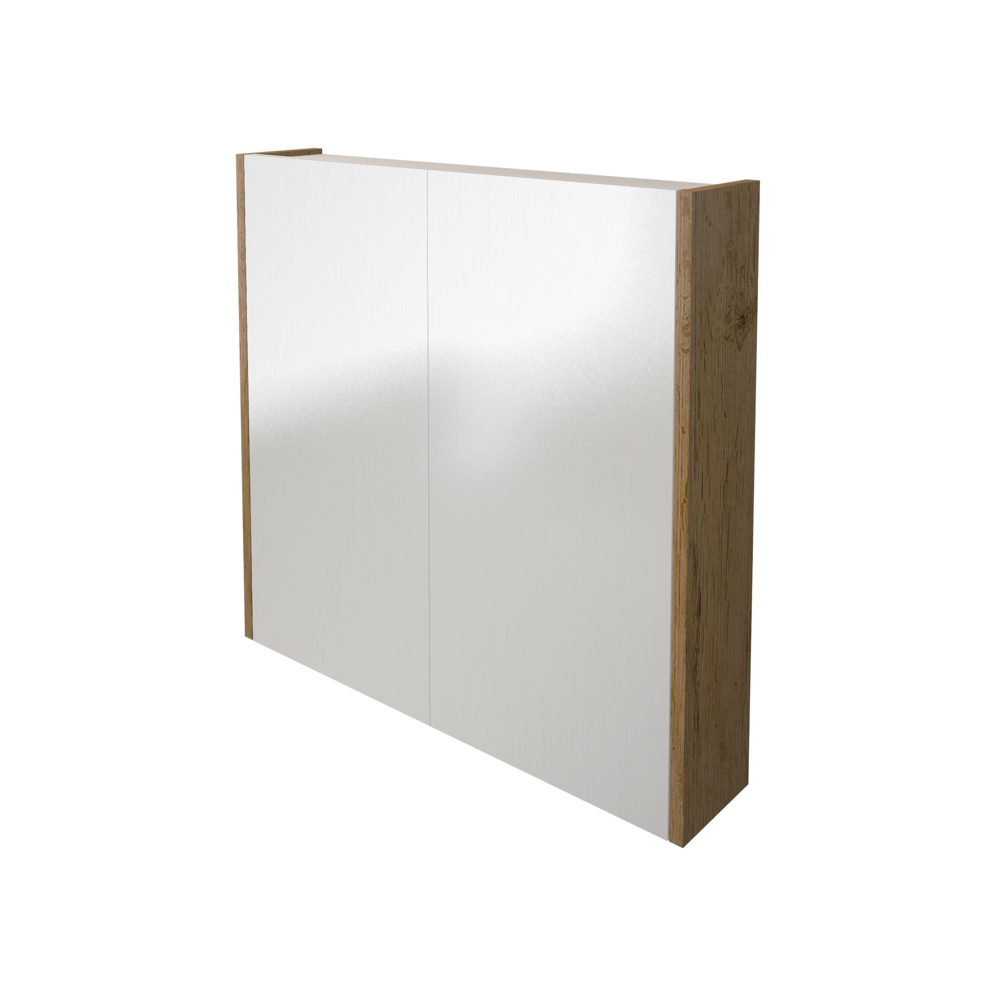 Lukka Camden Pencil Edge Shaving Cabinet Prime Oak