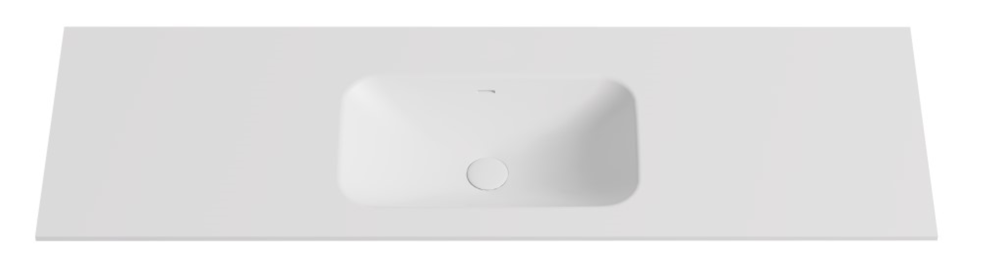 Lukka vanity top reference - LK-SCH154MW-UTH; size, finish and drilling as selected.