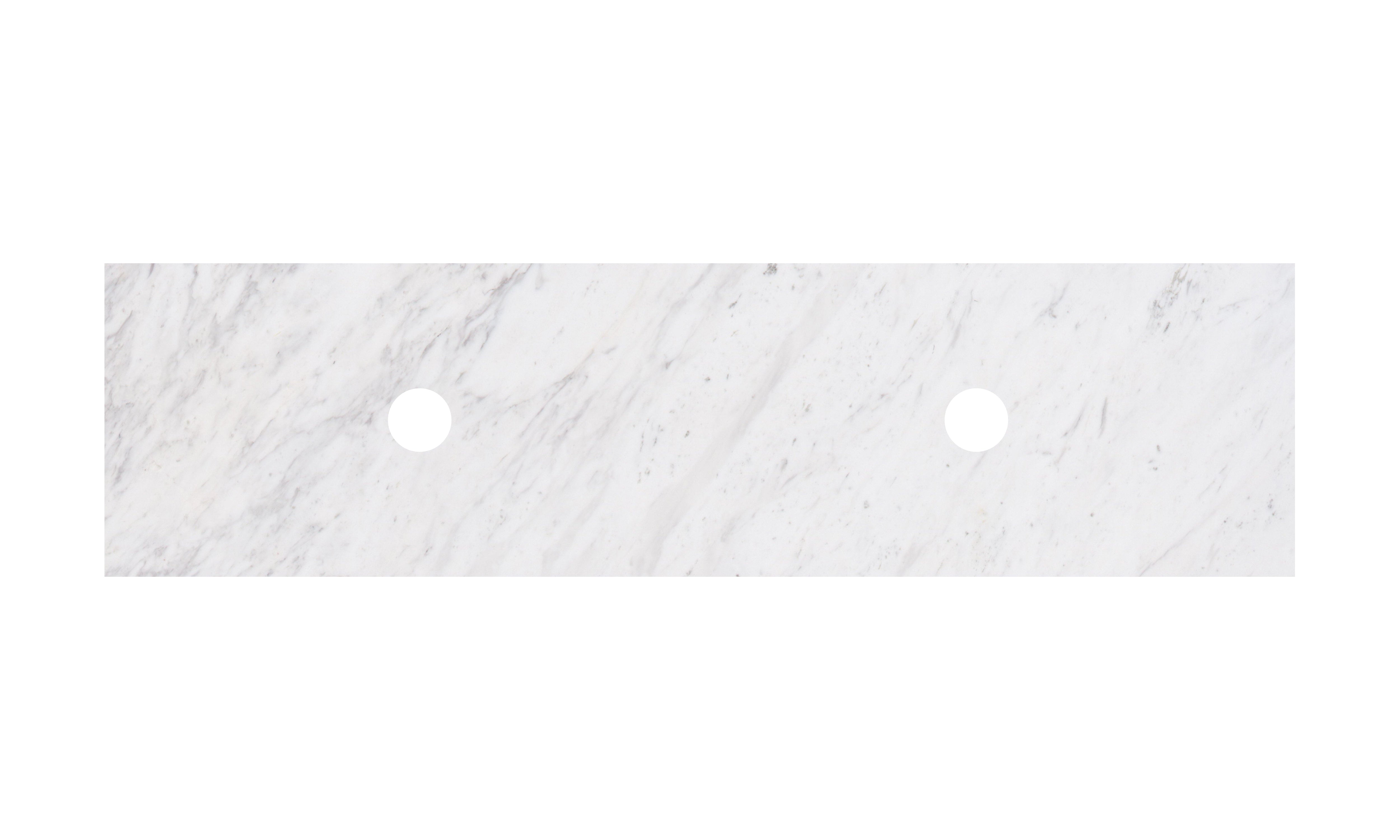 Lukka vanity top reference - LK-MCARW154D-UTH; size, finish and drilling as selected.