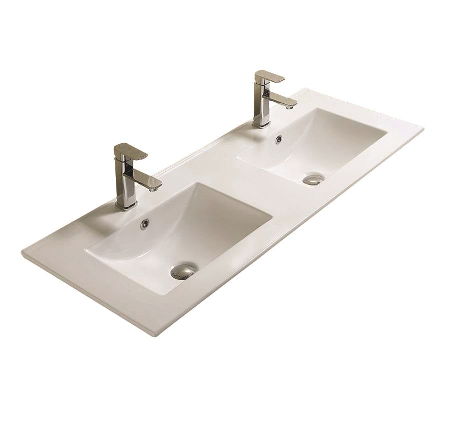 Lukka vanity top reference - LK-CT154D; size, finish and drilling as selected.