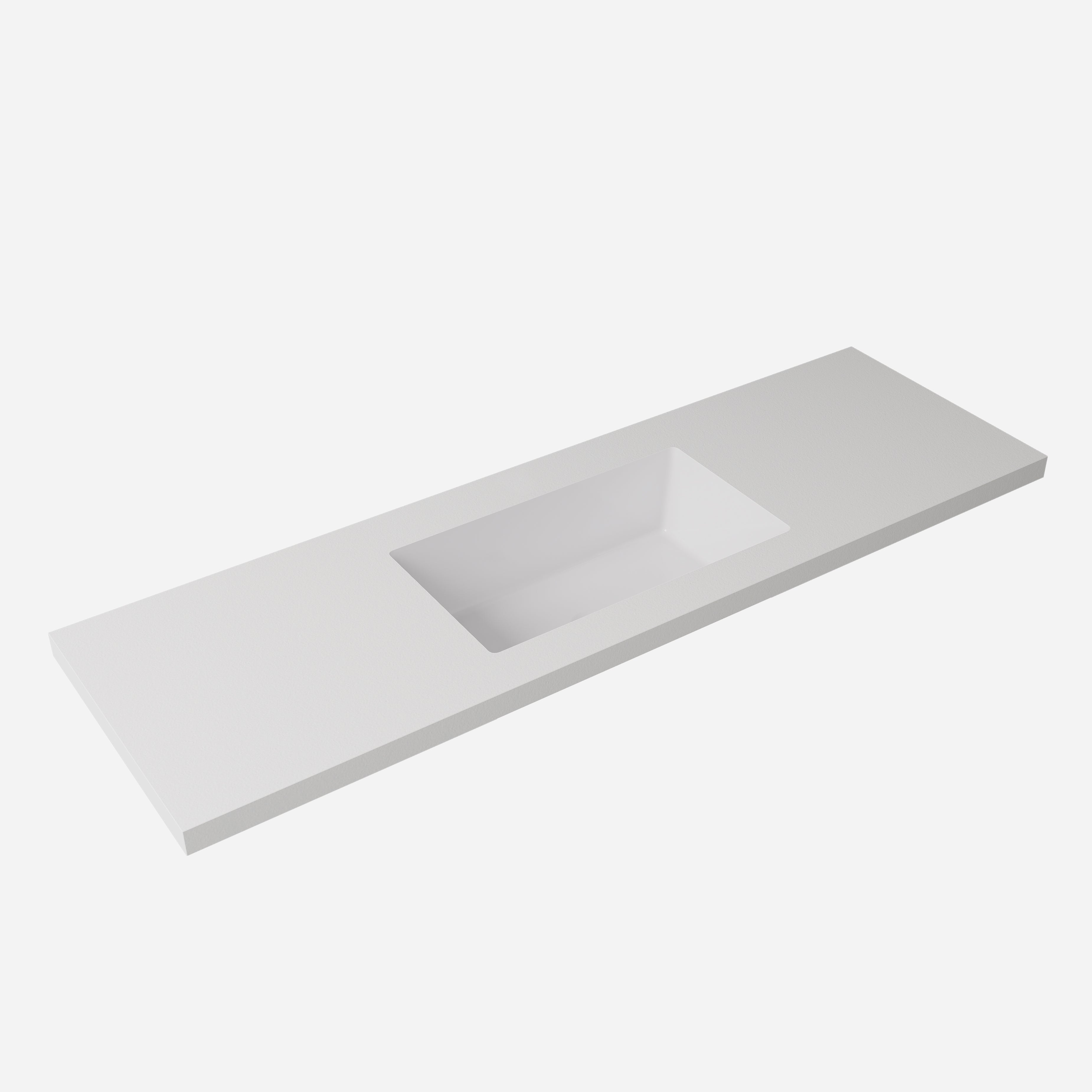 Lukka vanity top reference - LK-UBW154-NTH; size, finish and drilling as selected.