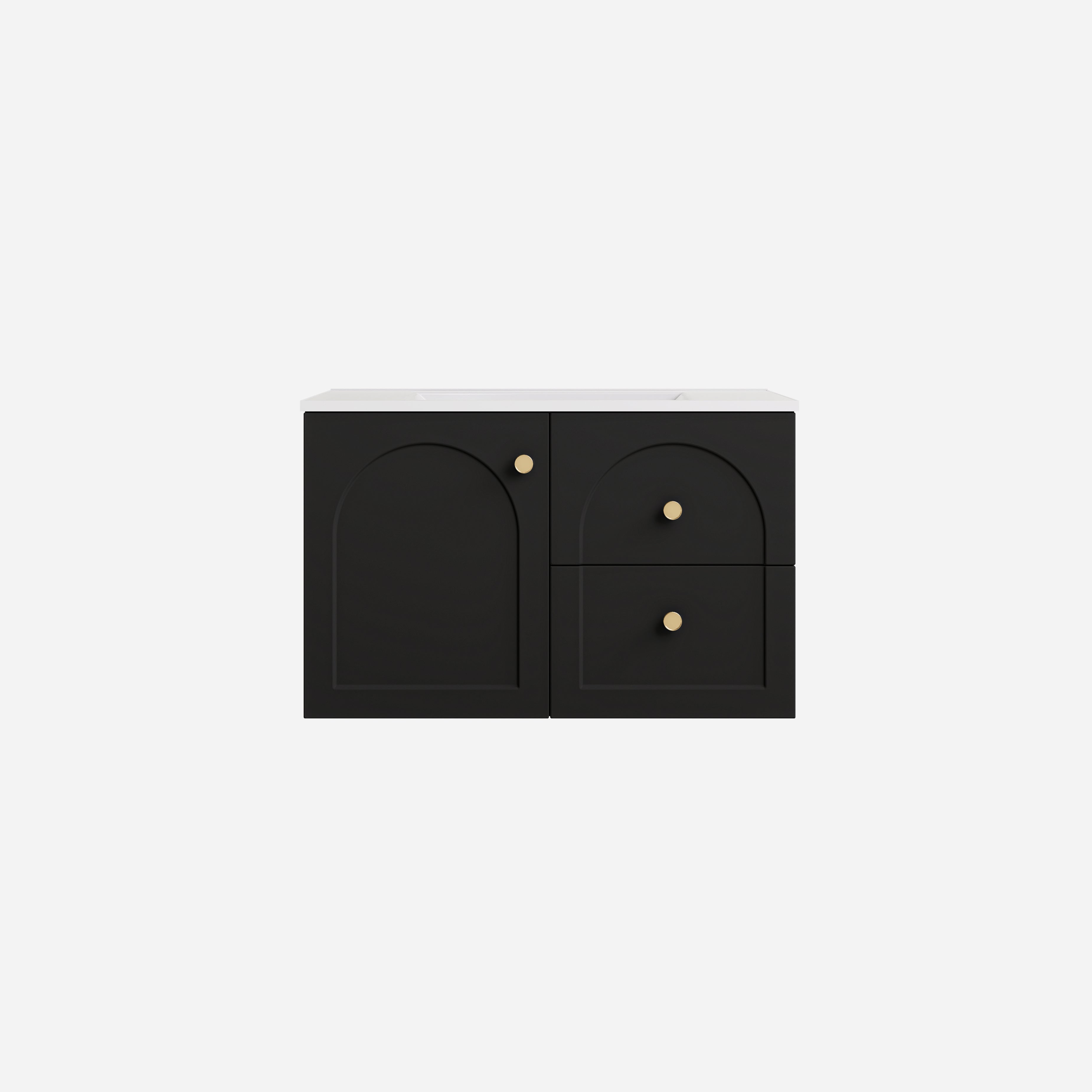 Lukka Chester Federation wall hung PVC Cabinet LK-FC74RW-MB