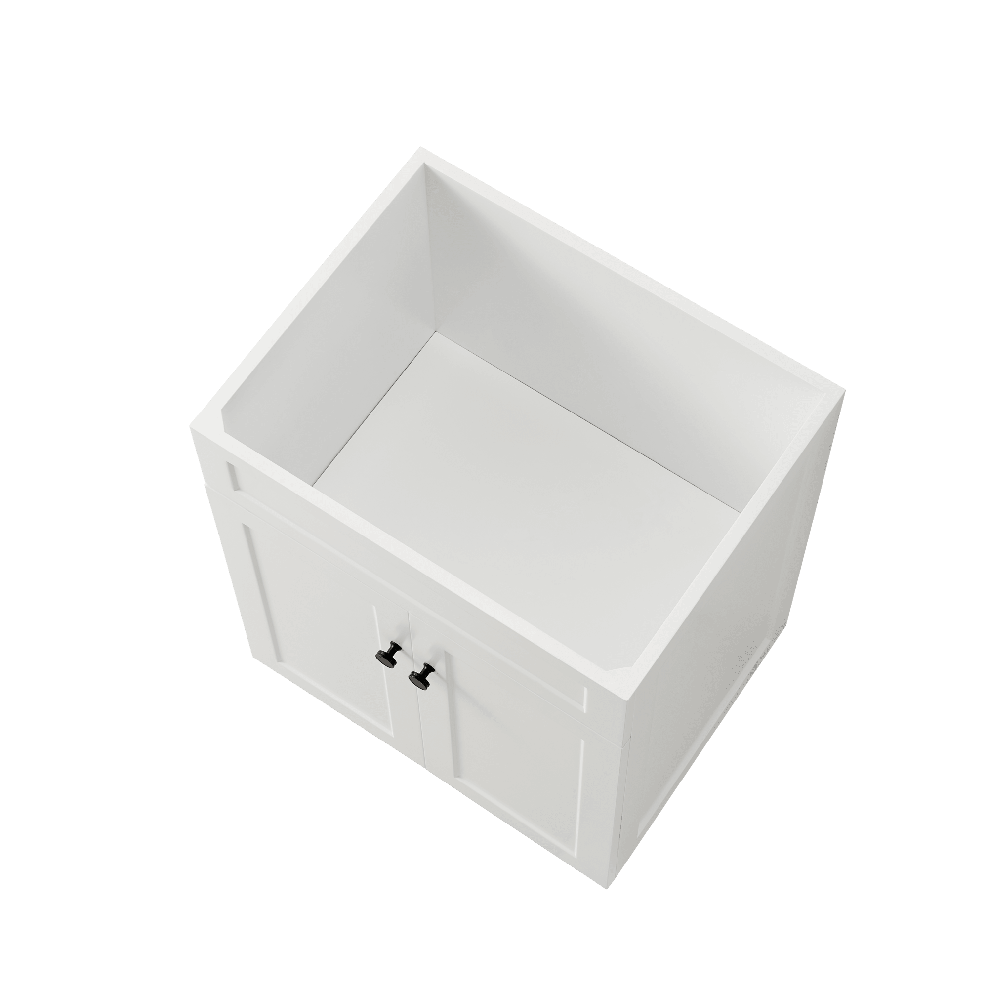 Lukka Harold Federation Free Standing Cabinet Matte White LK-FH64L-MW