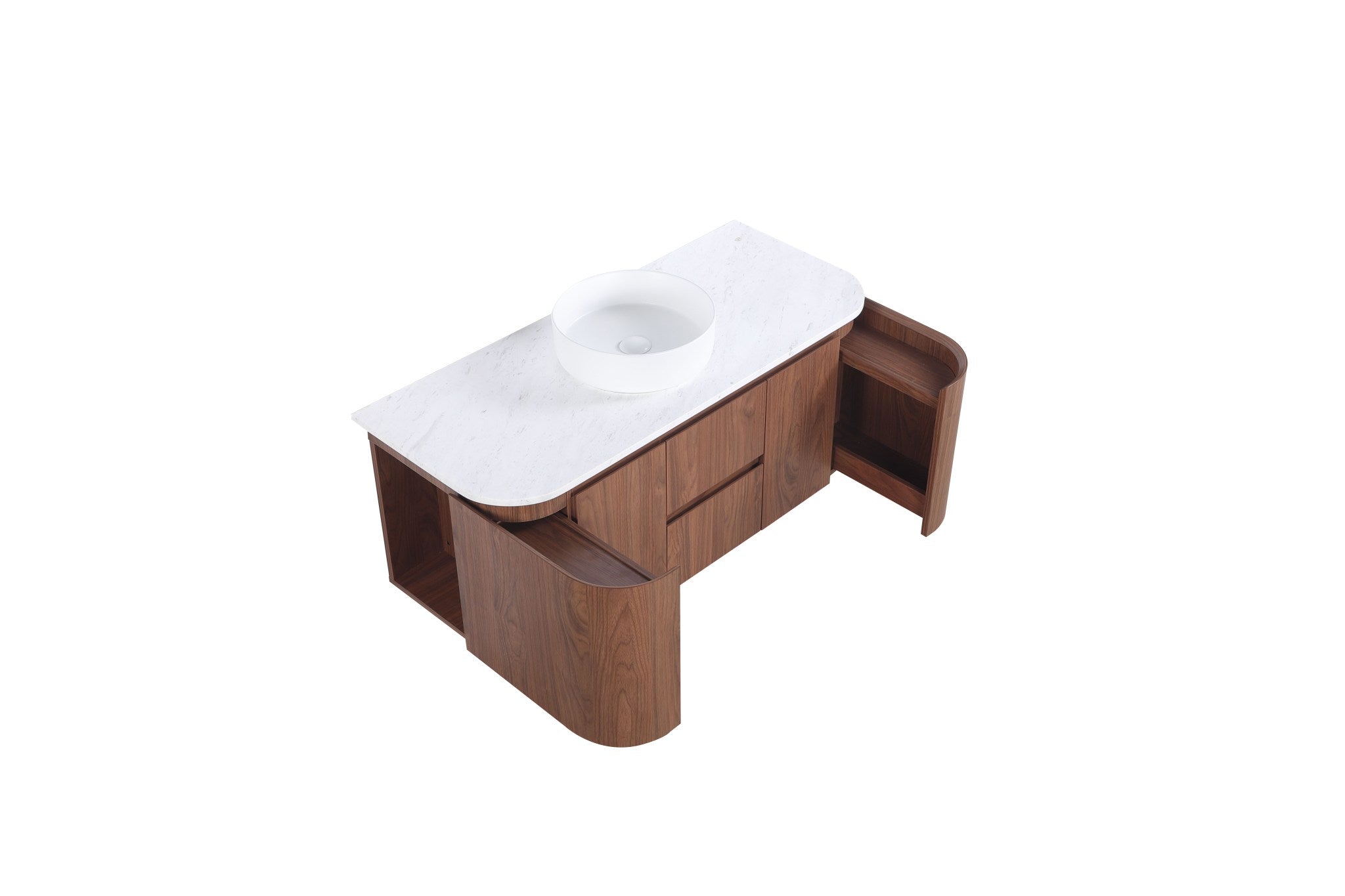 Lukka Ravello Modern Wall Hung Vanity Plywood Cabinet LK-RA1221W-MO