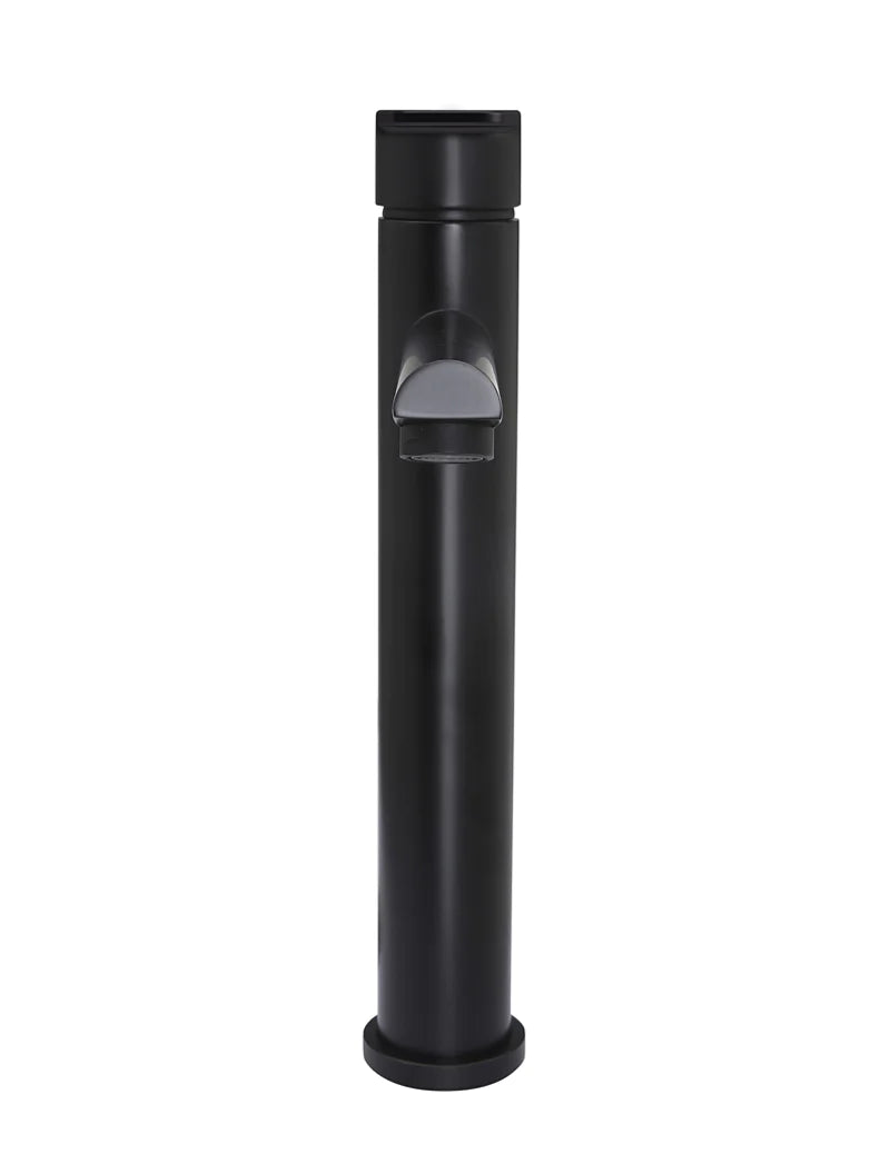 Meir Round Paddle Tall Basin Mixer Matte Black
