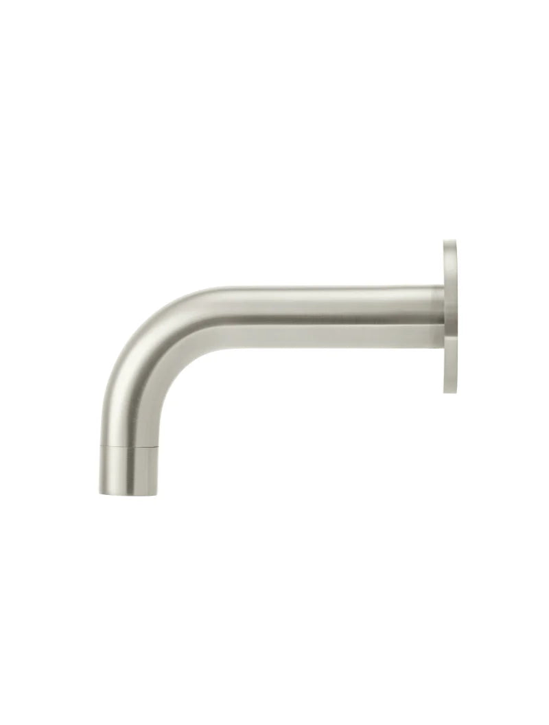 Meir Round Curved Spout 130mm Brushed Nickel