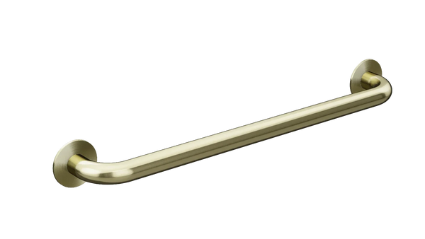 Meir Mobility 600mm Straight Grab Rail - Brushed Gold (Tiger Bronze)