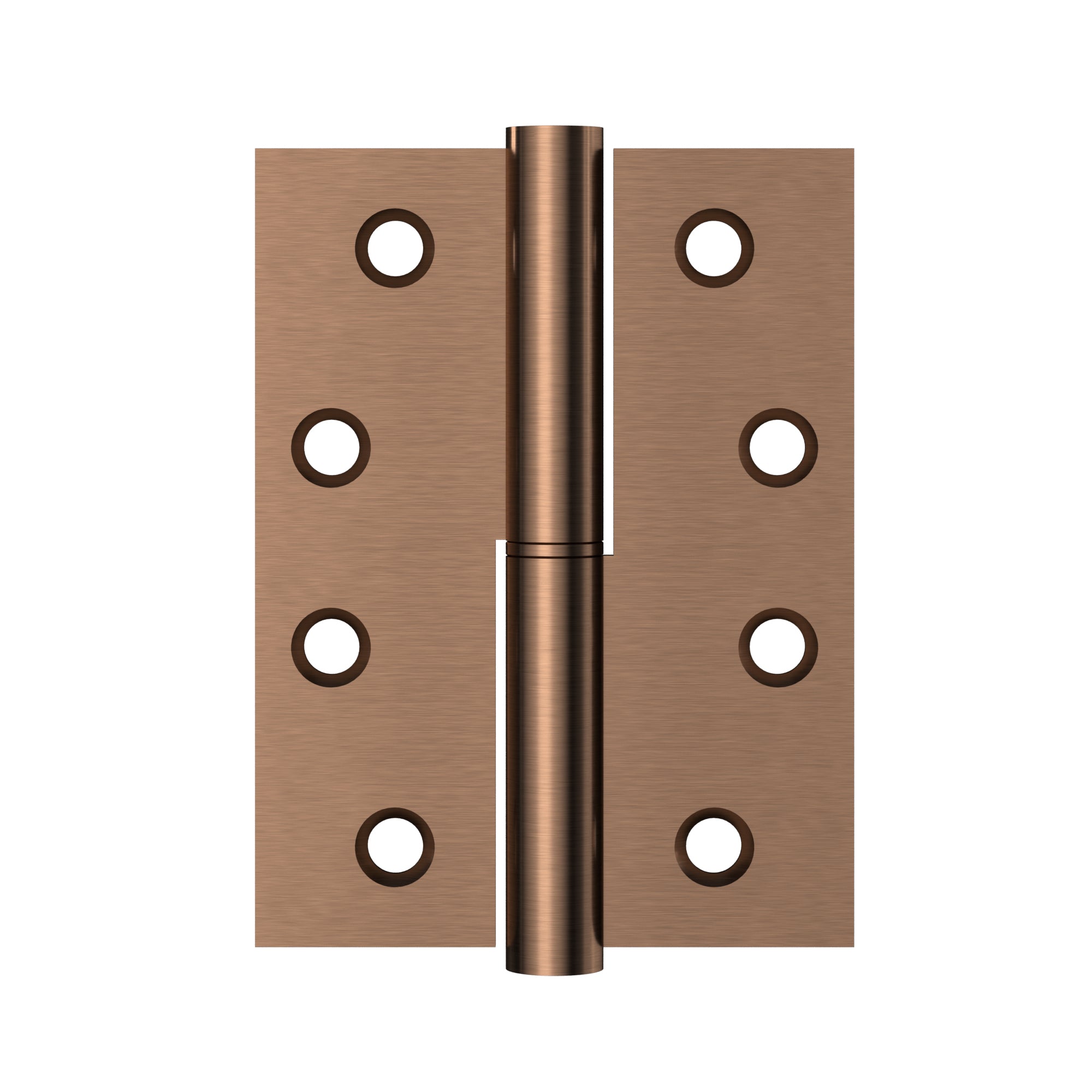 Meir Lift off door hinge - left side - PVD Lustre Bronze — image 3