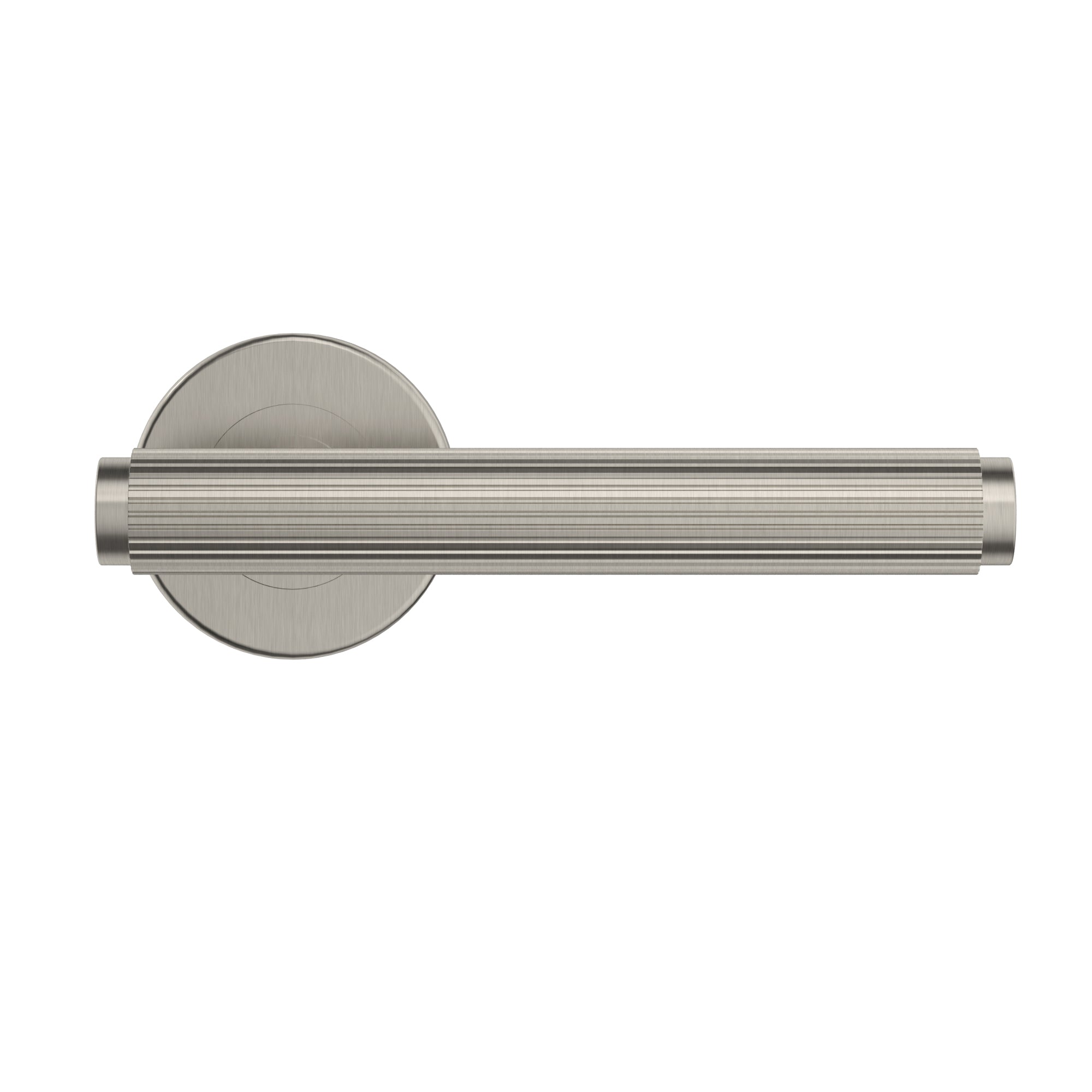 Meir Öppen Linear Lever Door Handle - passage - PVD Brushed Nickel — image 2