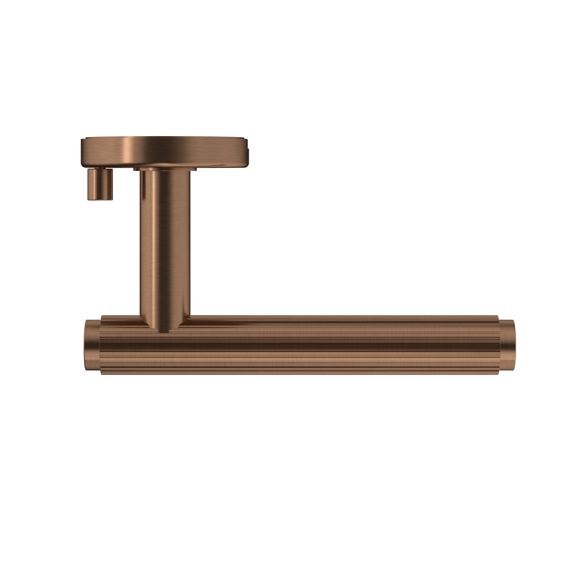 Meir Öppen Linear Lever Door Handle - privacy - PVD Lustre Bronze — image 3