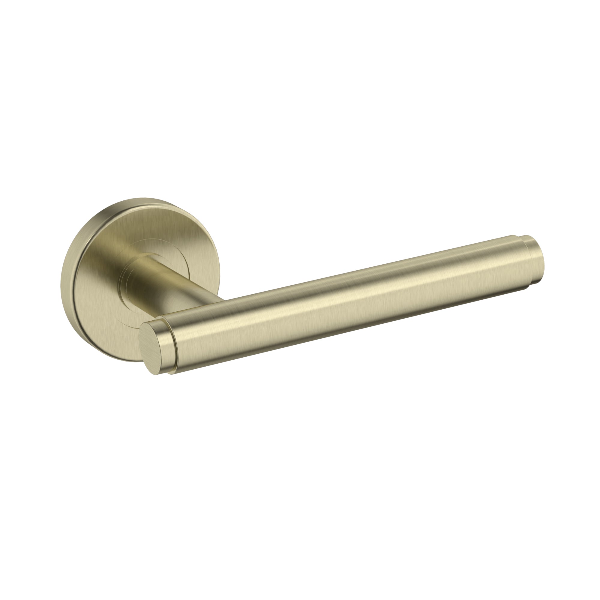 Meir Öppen Brushed Lever Door Handle - passage - PVD Tiger Bronze — image 1