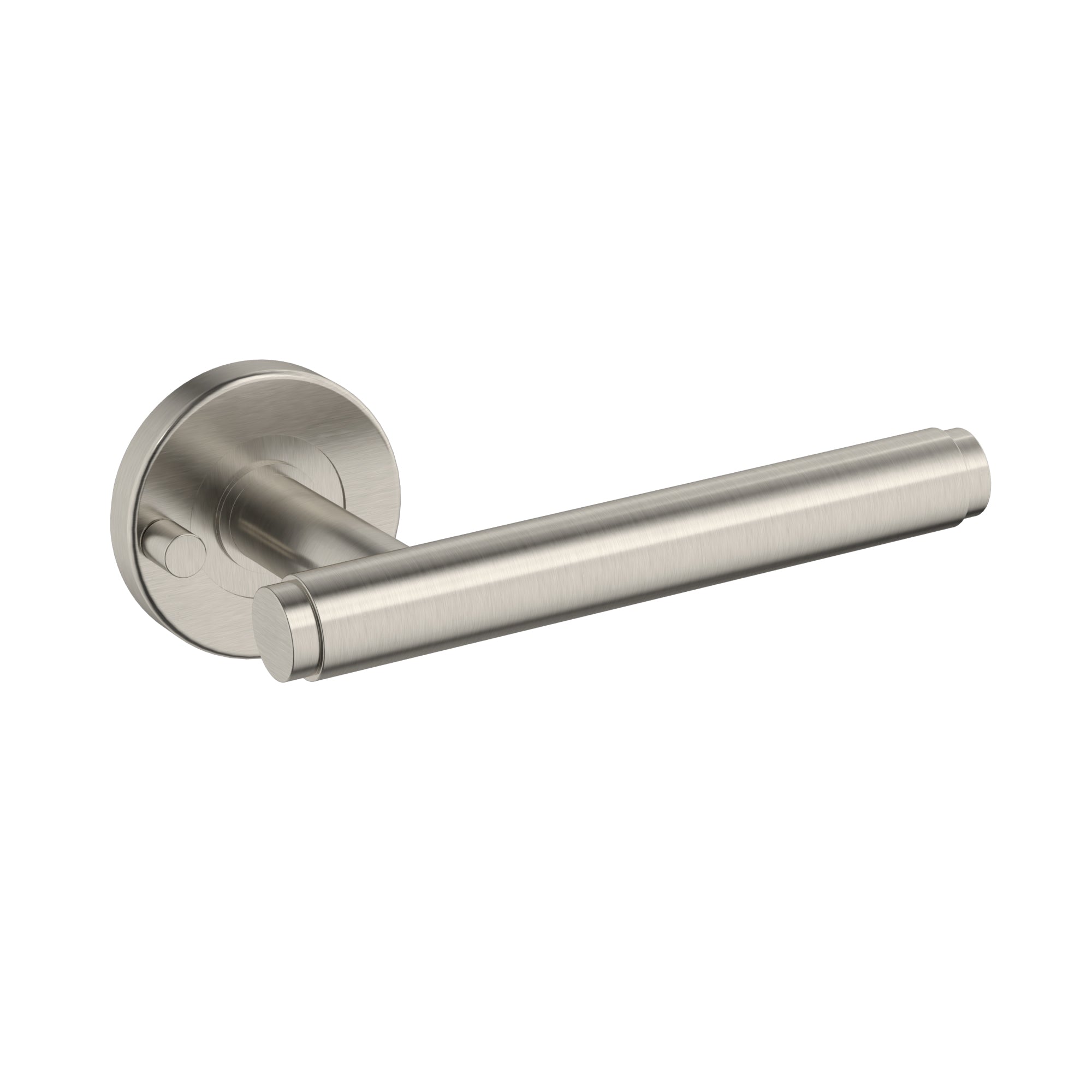 Meir Öppen Brushed Lever Door Handle - privacy - PVD Brushed Nickel — image 1