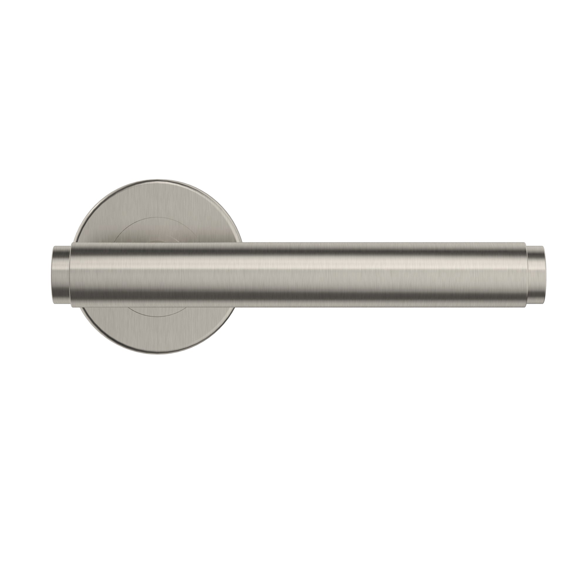 Meir Öppen Brushed Lever Door Handle - privacy - PVD Brushed Nickel — image 2