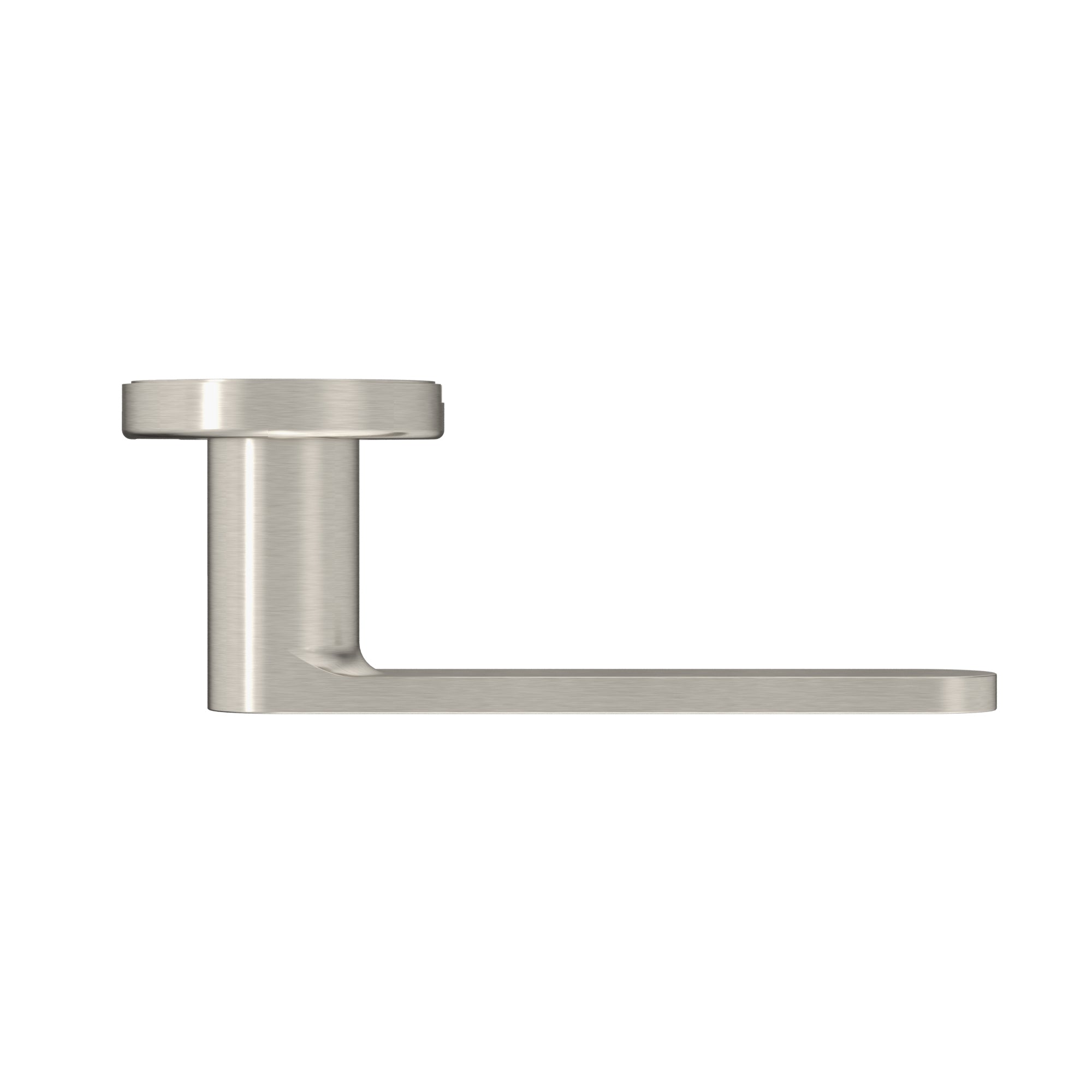 Meir Curvaé Flat Lever Door Handle - passage - PVD Brushed Nickel — image 3