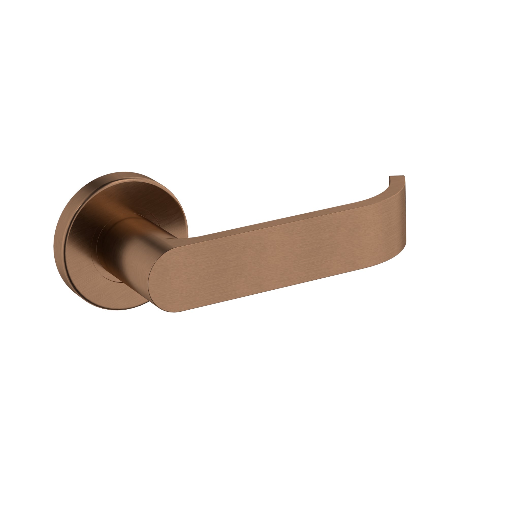 Meir Curvaé Return Lever Door Handle - passage - PVD Lustre Bronze — image 1