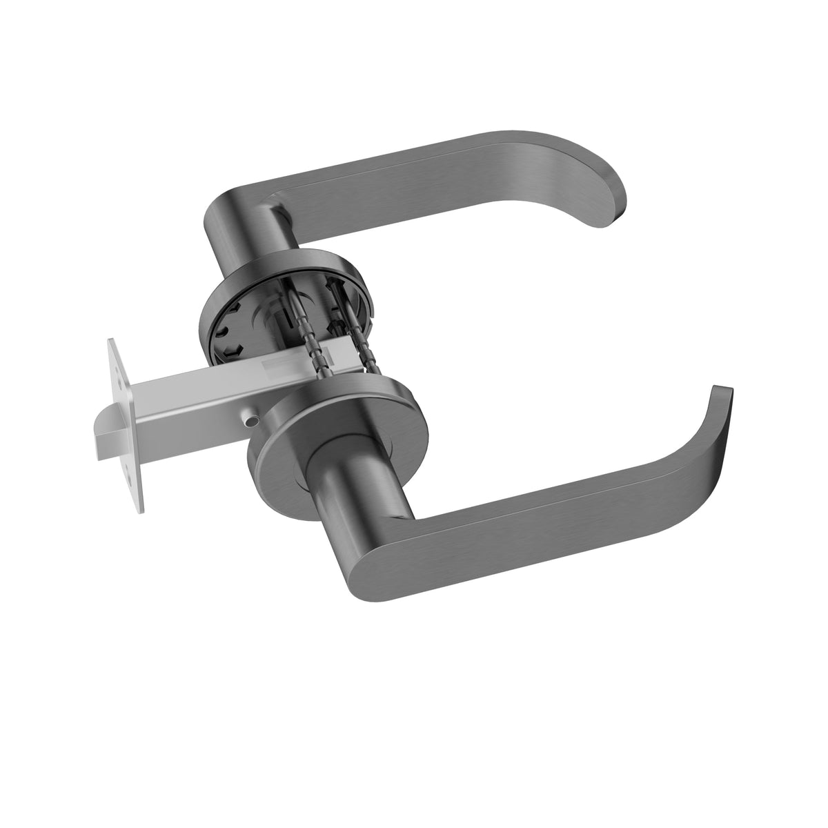 Meir Curvaé Return Lever Door Handle - passage - Shadow — image 4