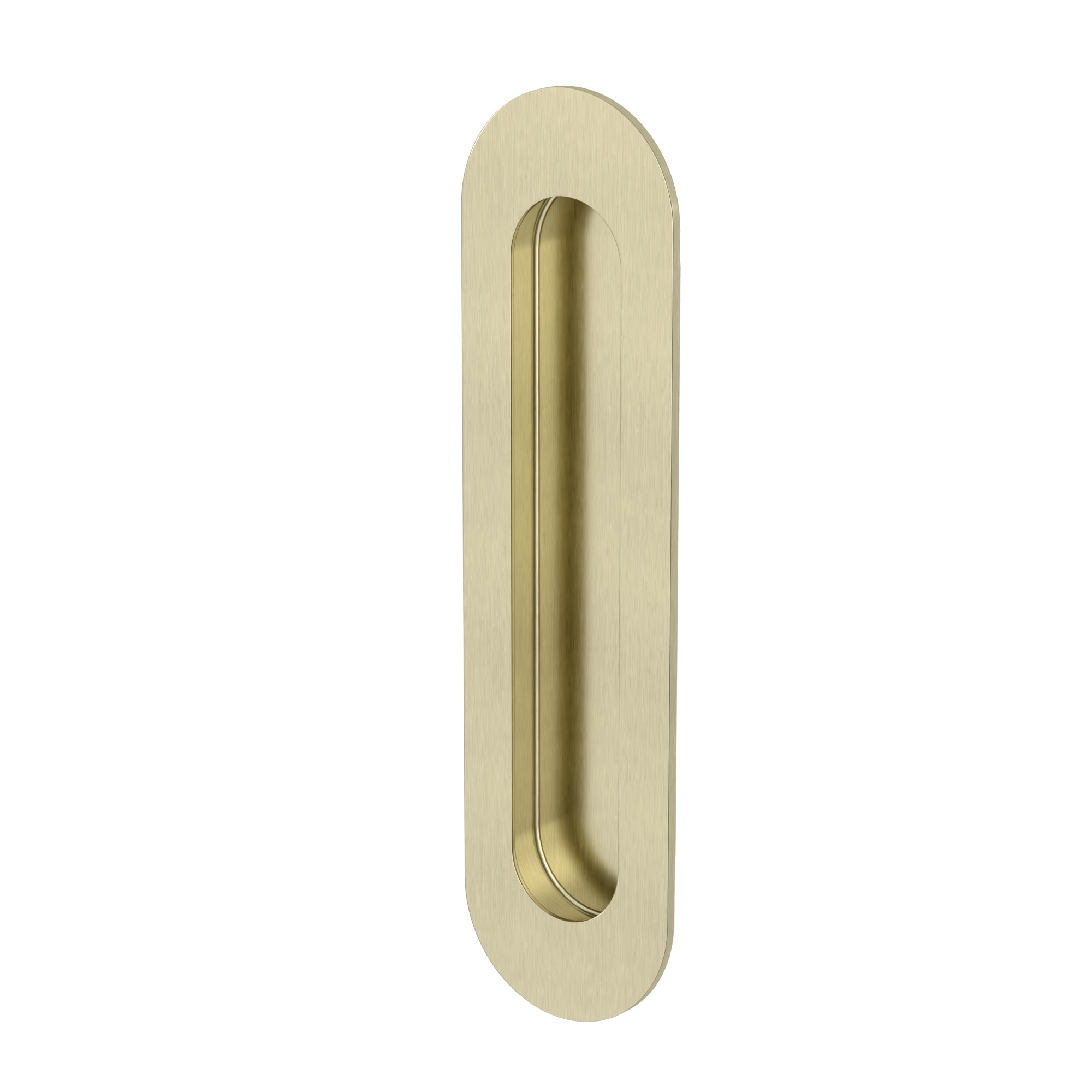 Meir Curvaé Oval Flush Pull - passage - PVD Tiger Bronze — image 1