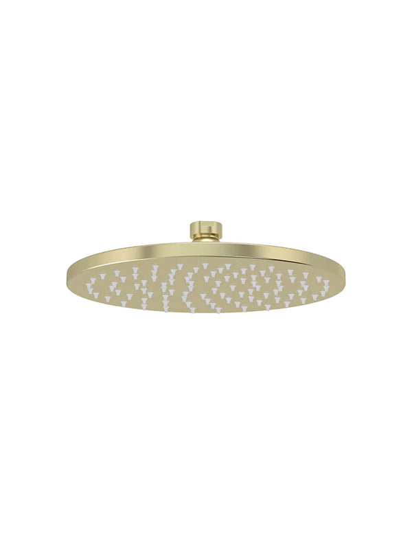 Meir Round Shower Rose 200mm, Tiger Bronze