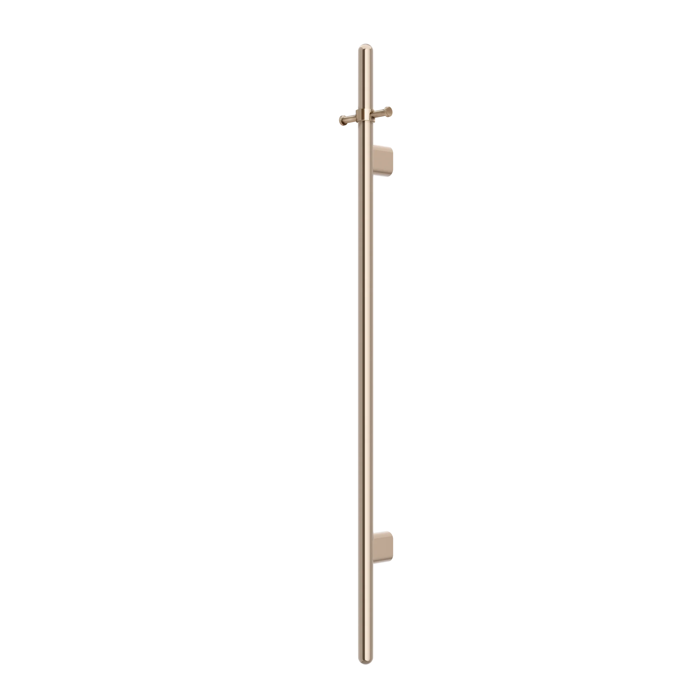 Meir Heated Vertical Towel Rail Champagne