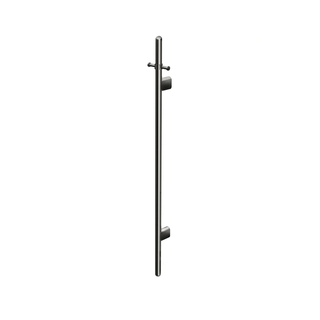 Meir Heated Vertical Towel Rail Gun Metal
