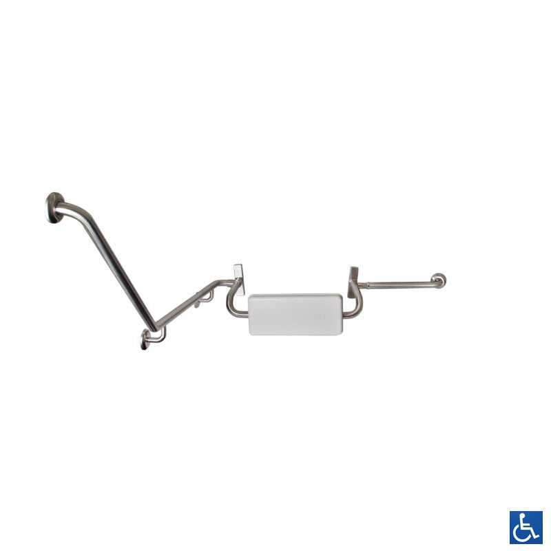 Metlam Lh & Rh 40° Grab Rail & Backrest Set