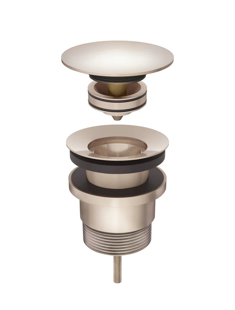 Meir Universal Pop Up Waste for Bath and Basin Champagne