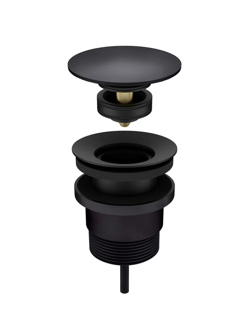Meir Universal Pop Up Waste for Bath and Basin Matte Black