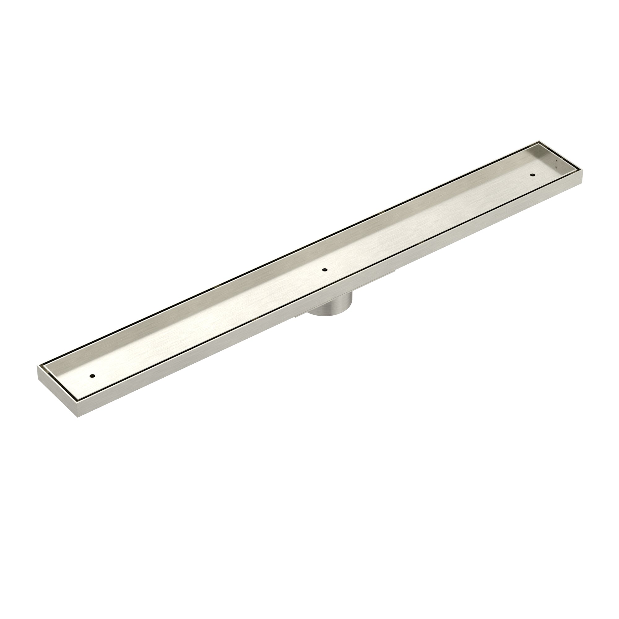 Meir Shower Channel Waste With Tile Insert 900mm - Brushed Nickel — image 1