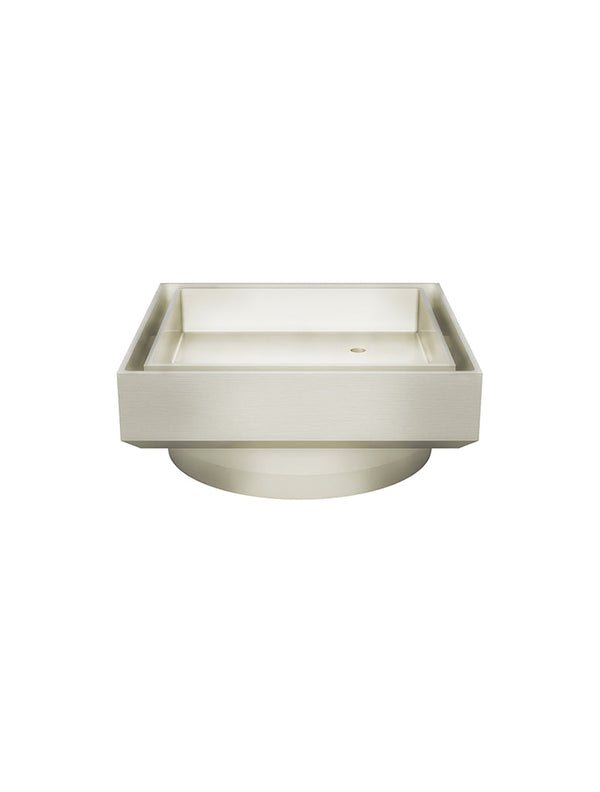 Meir Shower Waste with Tile Insert Brushed Nickel