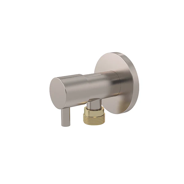 Meir Mini Stop Cistern Tap Champagne