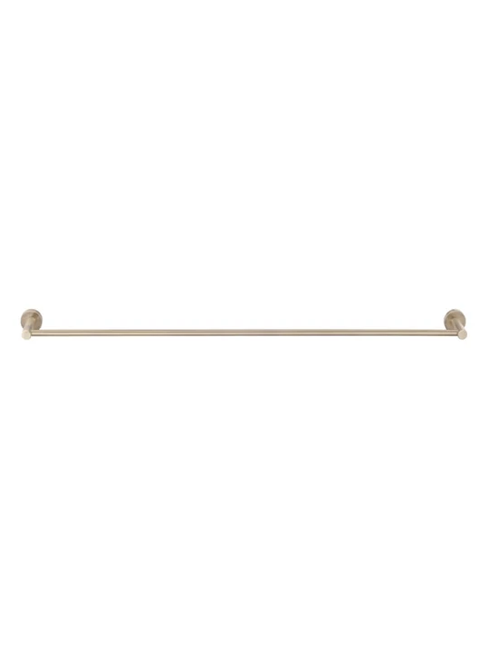 Meir Round Single Champagne Towel Rail 900mm