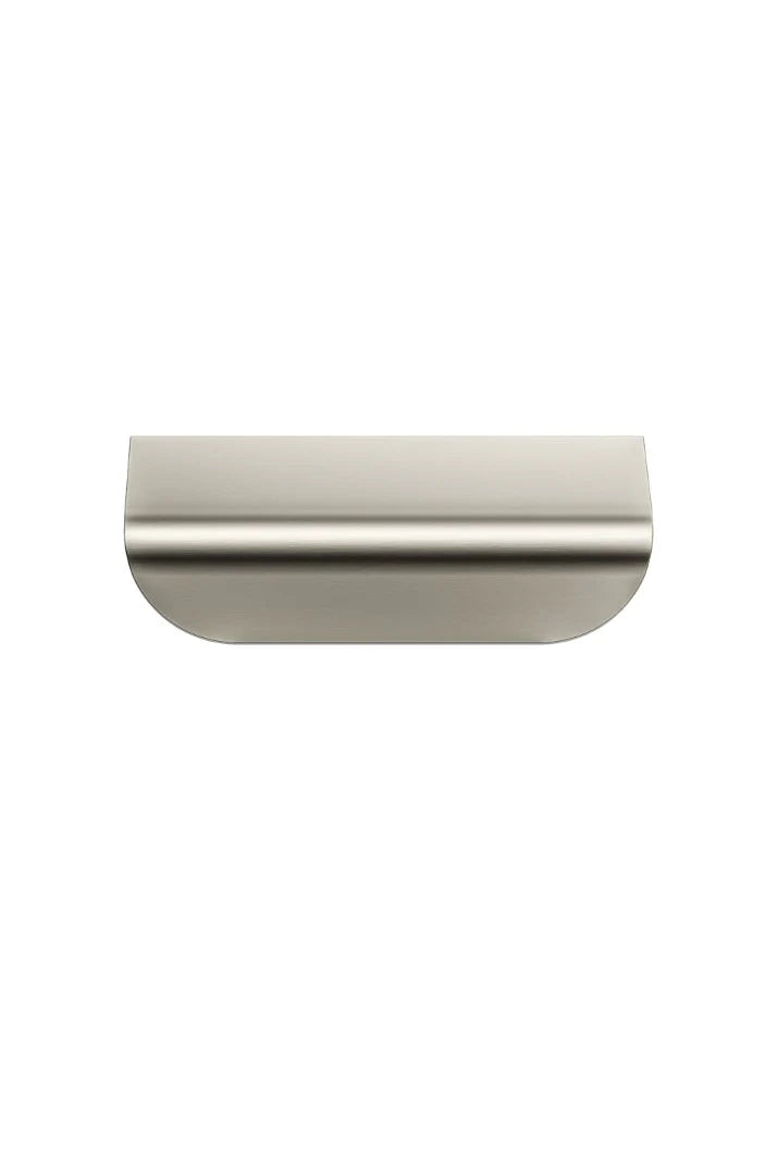 Meir Öppen Edge Pull 75mm Cabinet Handle - Brushed Nickel