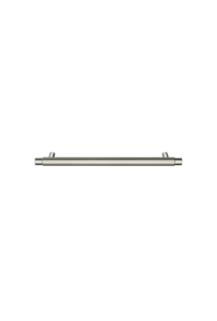 Meir Öppen Pull 200mm Cabinet Handle Linear Knurled - Brushed Nickel