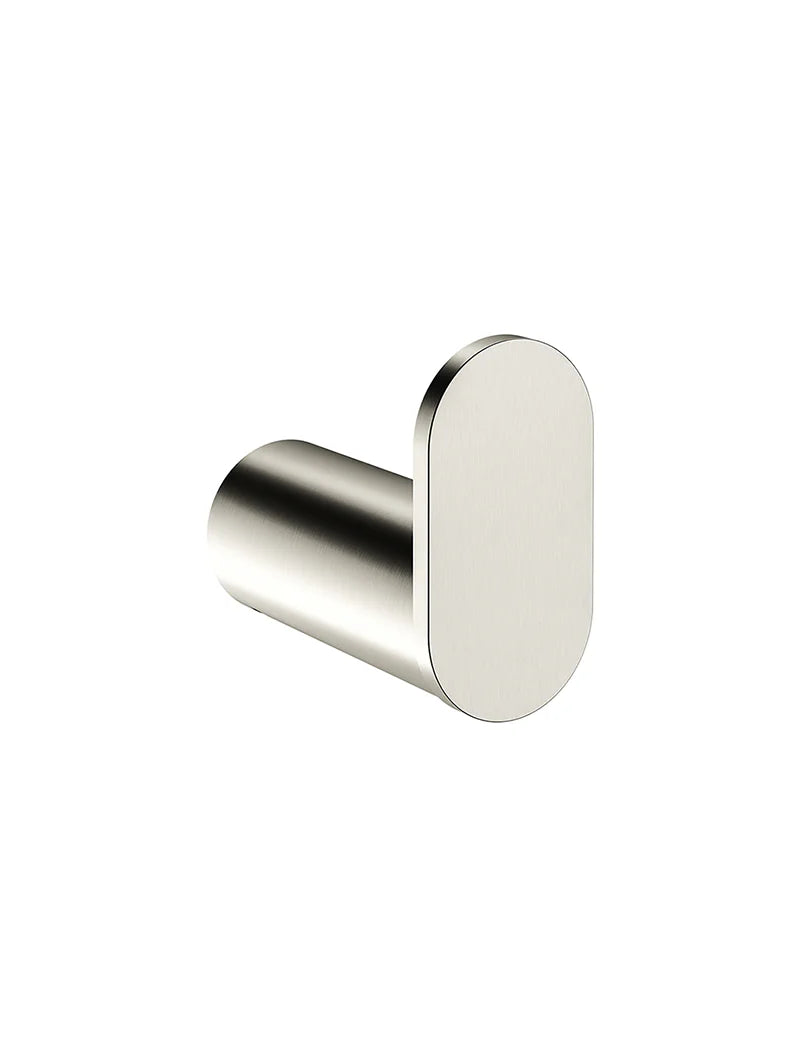 Meir CurvaƩ Single Robe Hook Brushed Nickel
