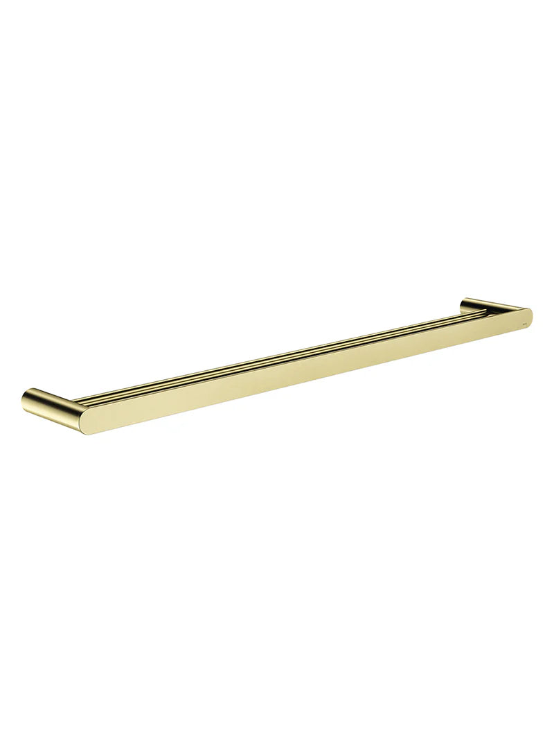 Meir Curvaé Double Towel Rail 800mm PVD Tiger Bronze
