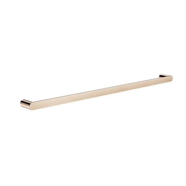 Meir 800mm Curvaé Single Towel Rail - Champagne
