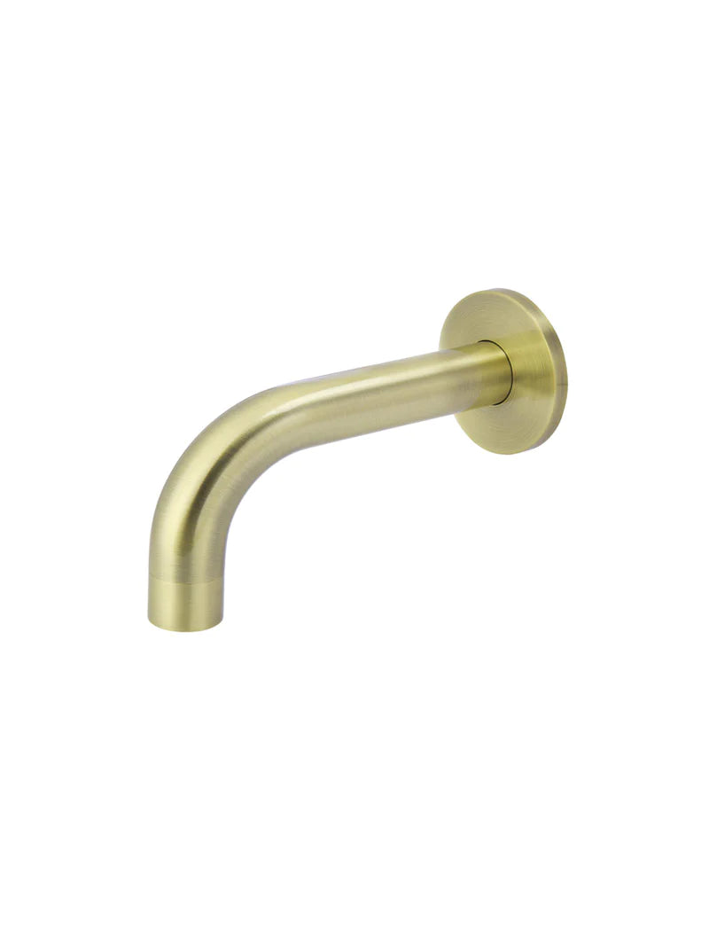 Meir Round Curved Spout 130mm Tiger Bronze Gold